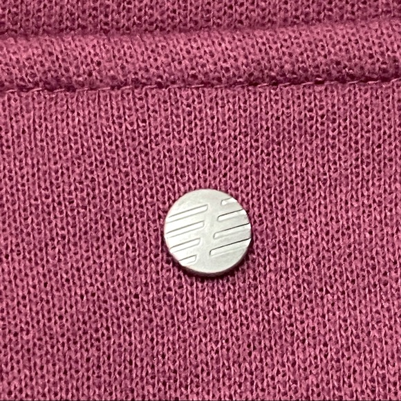 NEW Z By Zella Nordstrom Free Style Faux Shearling Pullover Sweatshirt Burgundy - Picture 9 of 11